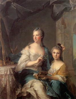 讓 馬尅 納迪爾 Madame Marsollier and Her Daughter